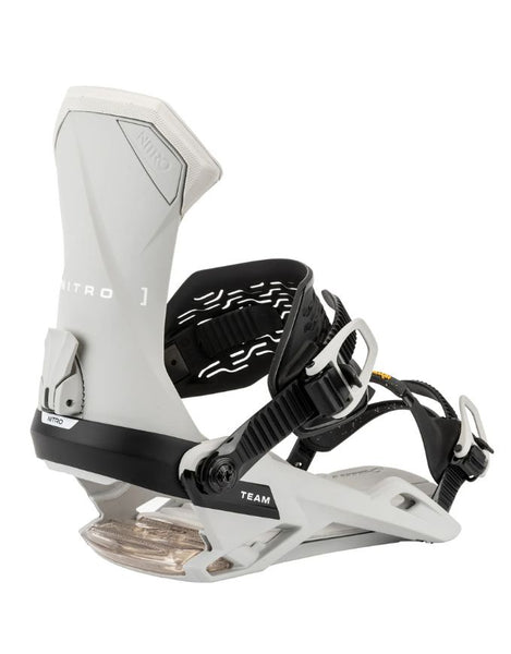 Nitro Team Mens Snowboard Binding 2026 | Grey