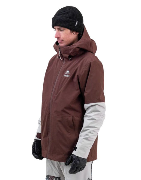 Jones MTN Surf Recycled Men's Jacket 2026 | Coffee Brown