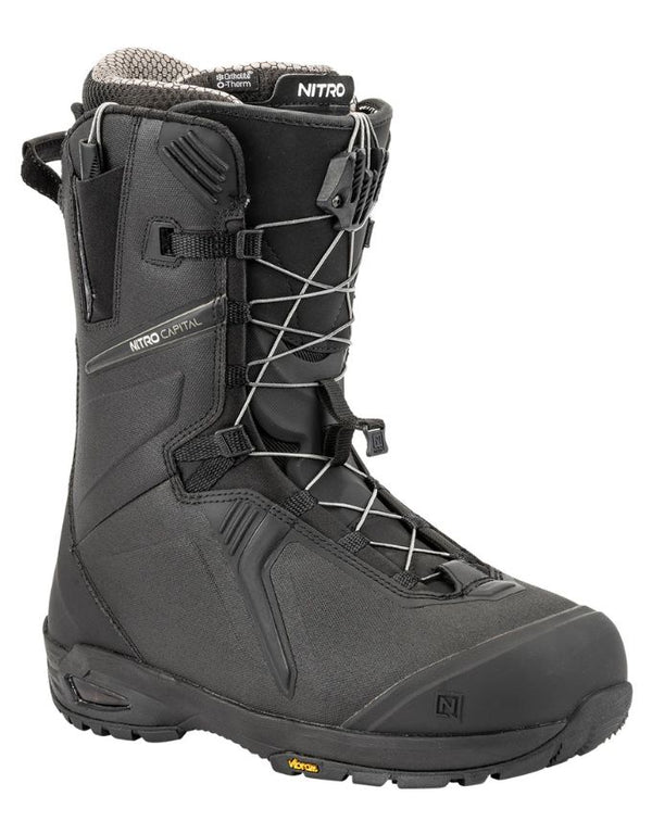 Nitro Capital TLS+ Men's Snowboard Boots 2026 | Black