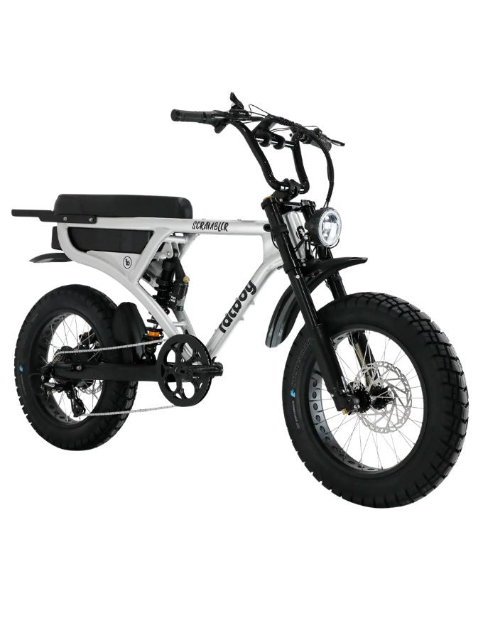 Fatboy Scrambler V3 Electric Bike | Brushed Alloy