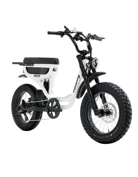 Fatboy Harlem V3 Electric Bike | White Noise