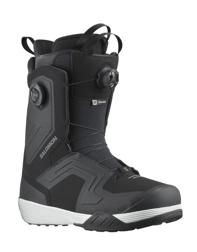 Salomon Dialogue Dual Boa Wide Snowboard Boot 2026 | Black