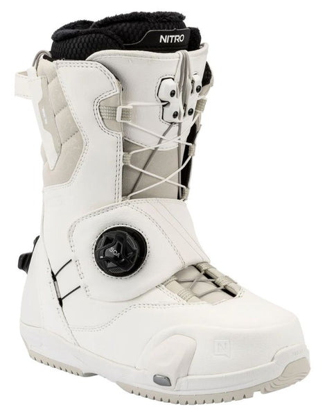 Nitro Cave TLS Step On Women's Snowboard Boots 2026 | White