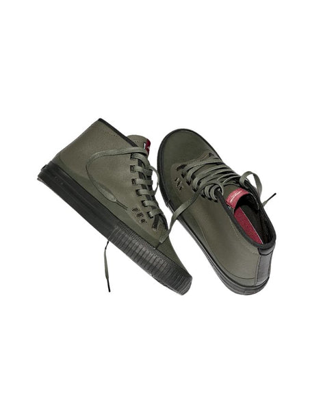 Globe Gilette Mid Shoe | Dark Olive/Black