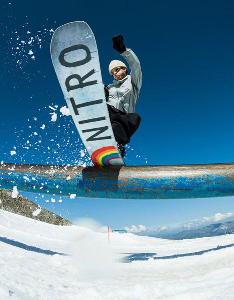 Nitro Team Snowboard Socks | Black/Grey/Red