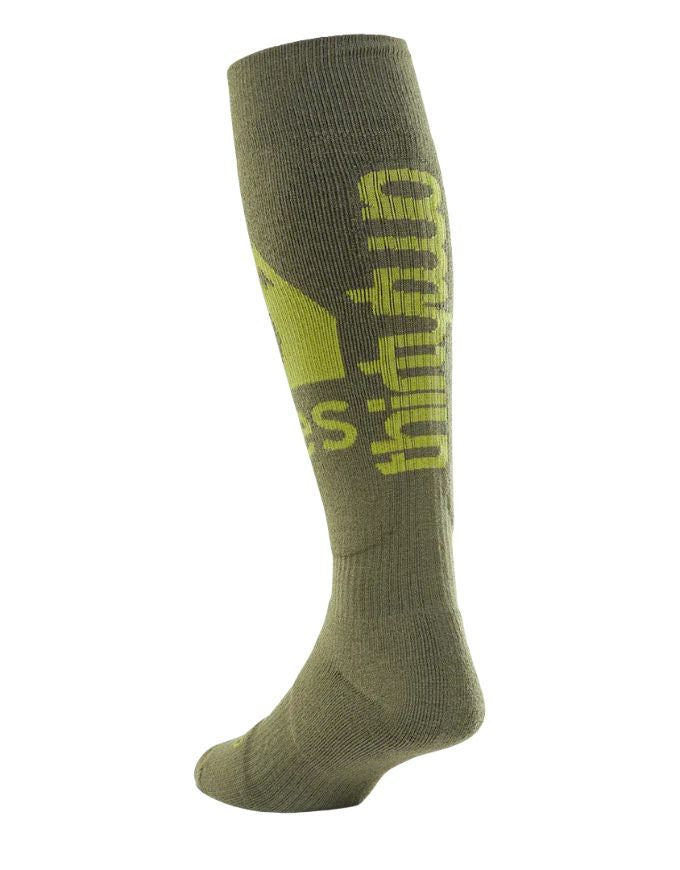 ThirtyTwo Jones Merino Snowboard Socks 2026 | Moss