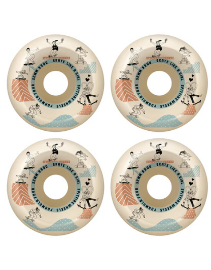 Spitfire F4 Skate Like A Girl SS Conical Full Wheels | 99D/52mm