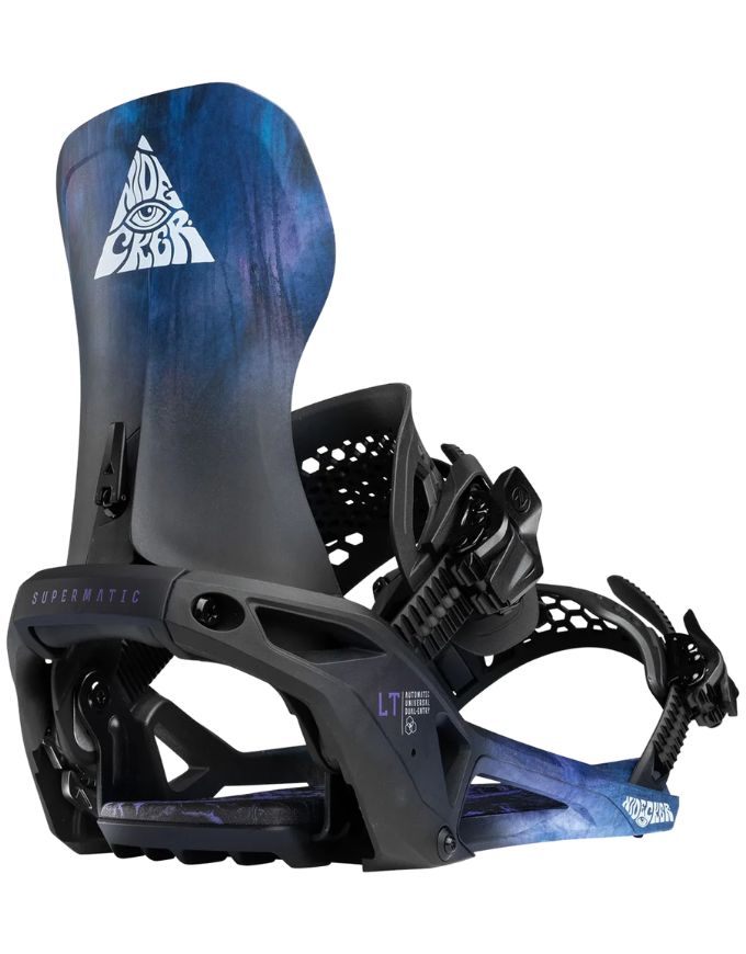 Nidecker LT Supermatic Snowboard Binding 2026 | Bio Black