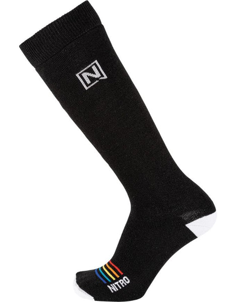 Nitro Cloud 1 Unisex Snowboard Socks | Black