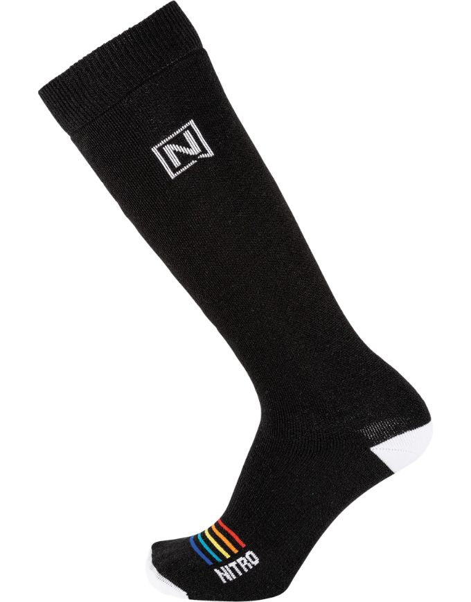 Nitro Cloud 1 Unisex Snowboard Socks | Black