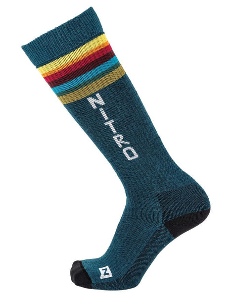 Nitro Cloud 5 Men's Snowboard Socks | Quiver Green