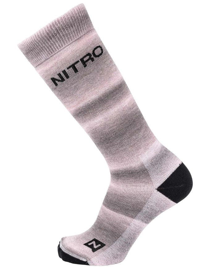 Nitro Cloud 5 Women's Snowboard Socks | Rose Fade