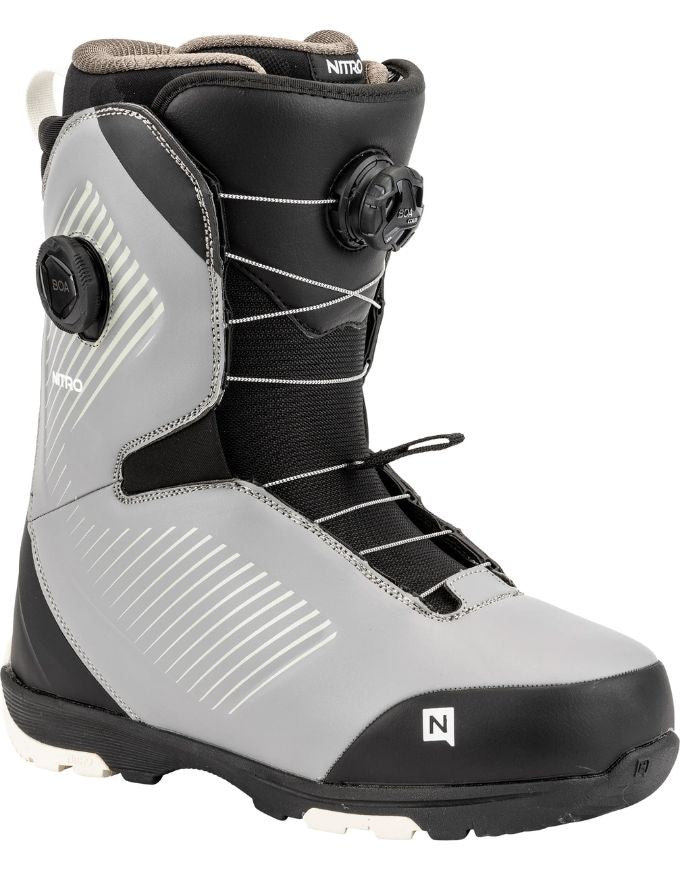 Nitro Men's Club BOA Snowboard Boot 2025 | Charcoal/Black
