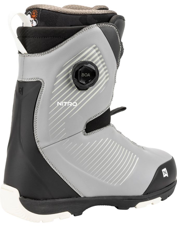 Nitro Men's Club BOA Snowboard Boot 2025 | Charcoal/Black