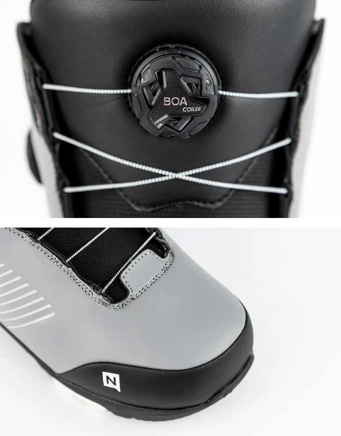 Nitro Men's Club BOA Snowboard Boot 2025 | Charcoal/Black
