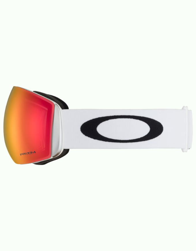 Oakley Flight Deck L Snow Goggles | Matte White - Prizm Torch iridum