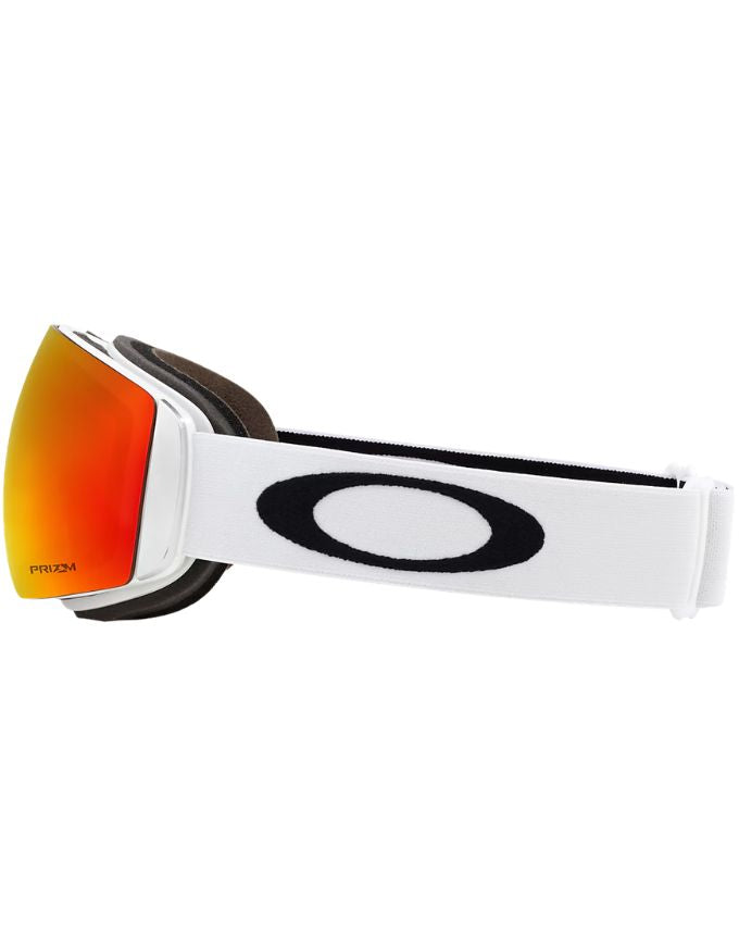 Oakley Flight Deck M Snow Goggles | Matte White - Prizm Torch Iridium