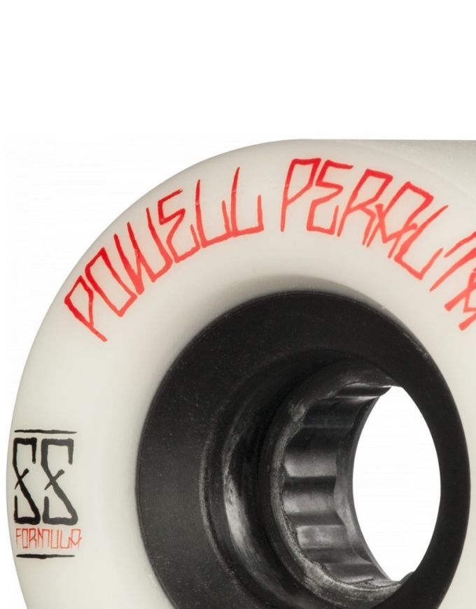 Powell Peralta SSF G-Slides Wheels White 4pk | 56mm / 85a