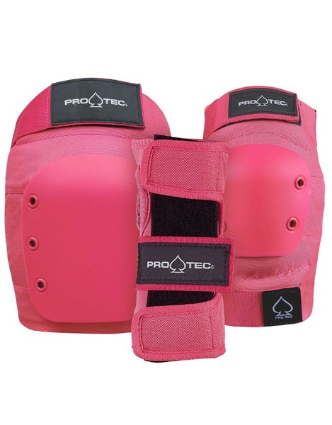 Protec Street Adult Pads 3 Pack | Pink
