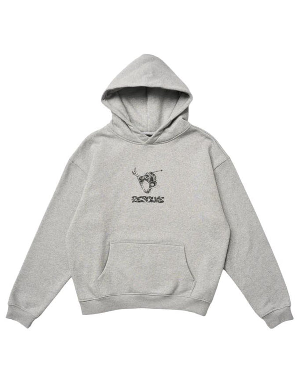 Resolve Linear Hoodie | Grey Marle