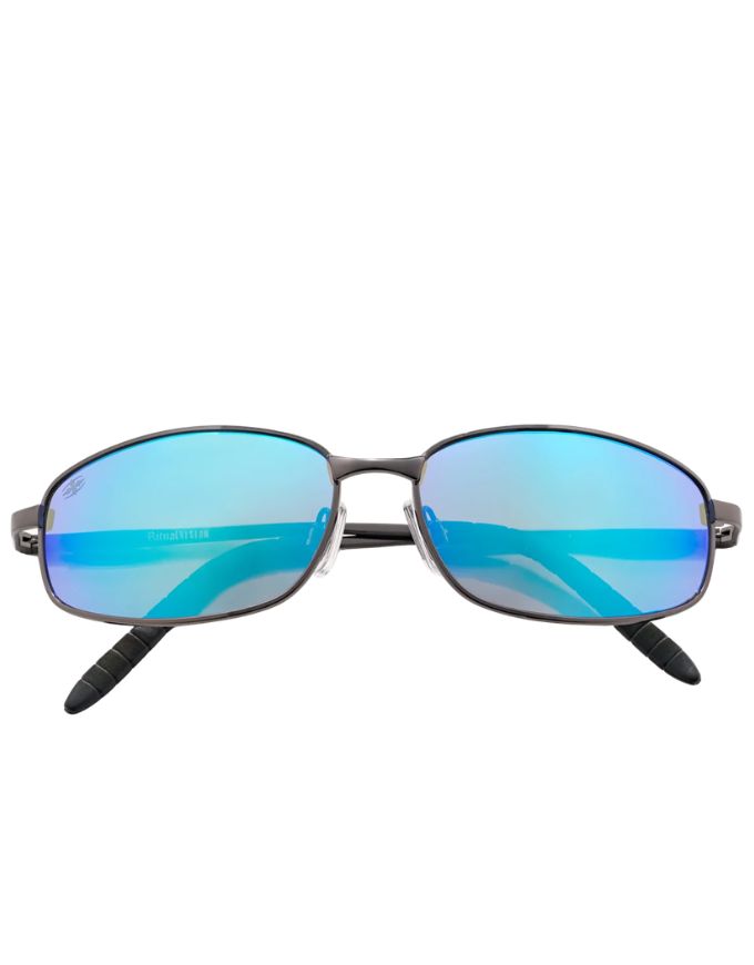 Ritual Vision Californication Sunglasses | Polished Gunmetal Blue Reflective
