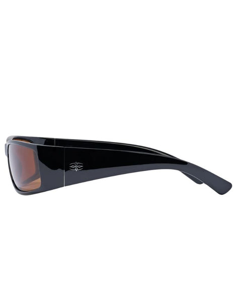 Ritual Vision Doomsday Machine Sunglasses | Polished Black/Bronze Polarised
