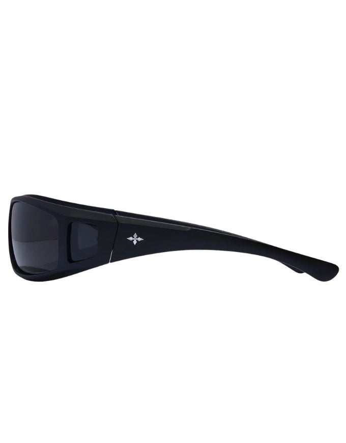 Ritual Vision Dragster Sunglasses | Matte Black/Black Polarised