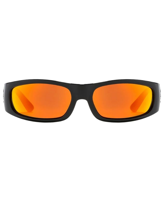 Ritual Vision Parasite Sunglasses | Black/Orange Reflective Polarised