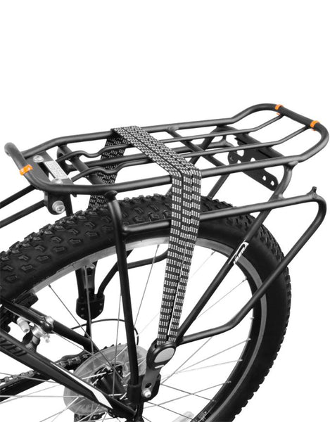 Triple Elastic Bike Strap | Black/Grey/White