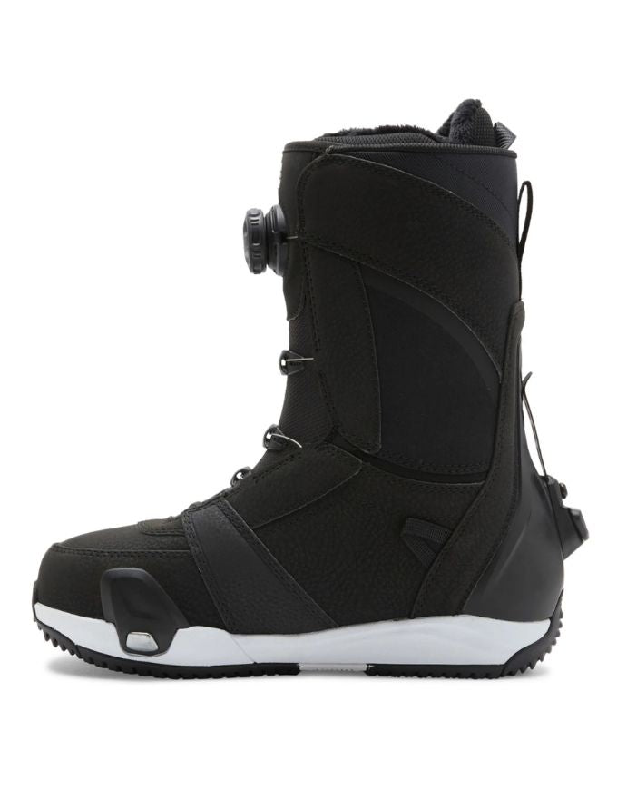 DC Lotus Step On Womens Snowboard Boot 2025 | Black/White
