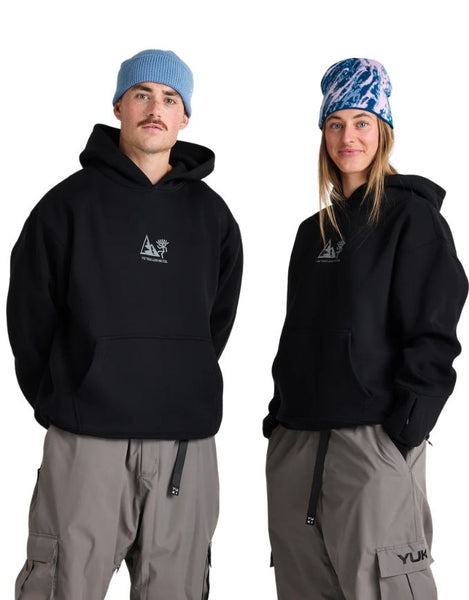 Yuki Threads Alpine Hike Club Hoodie 2026 | Black