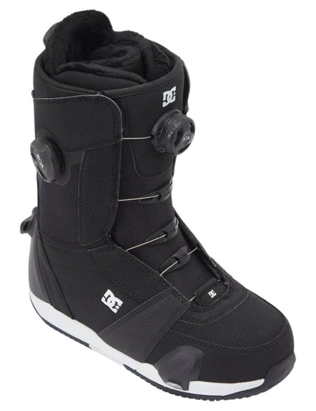 DC Lotus Step On Womens Snowboard Boot 2025 | Black/White