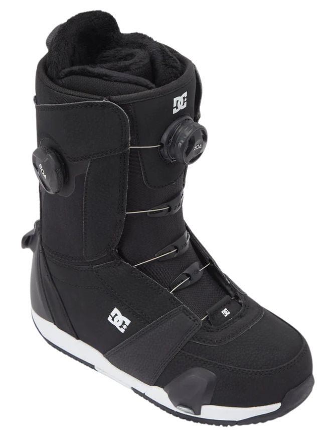 DC Lotus Step On Womens Snowboard Boot 2025 | Black/White