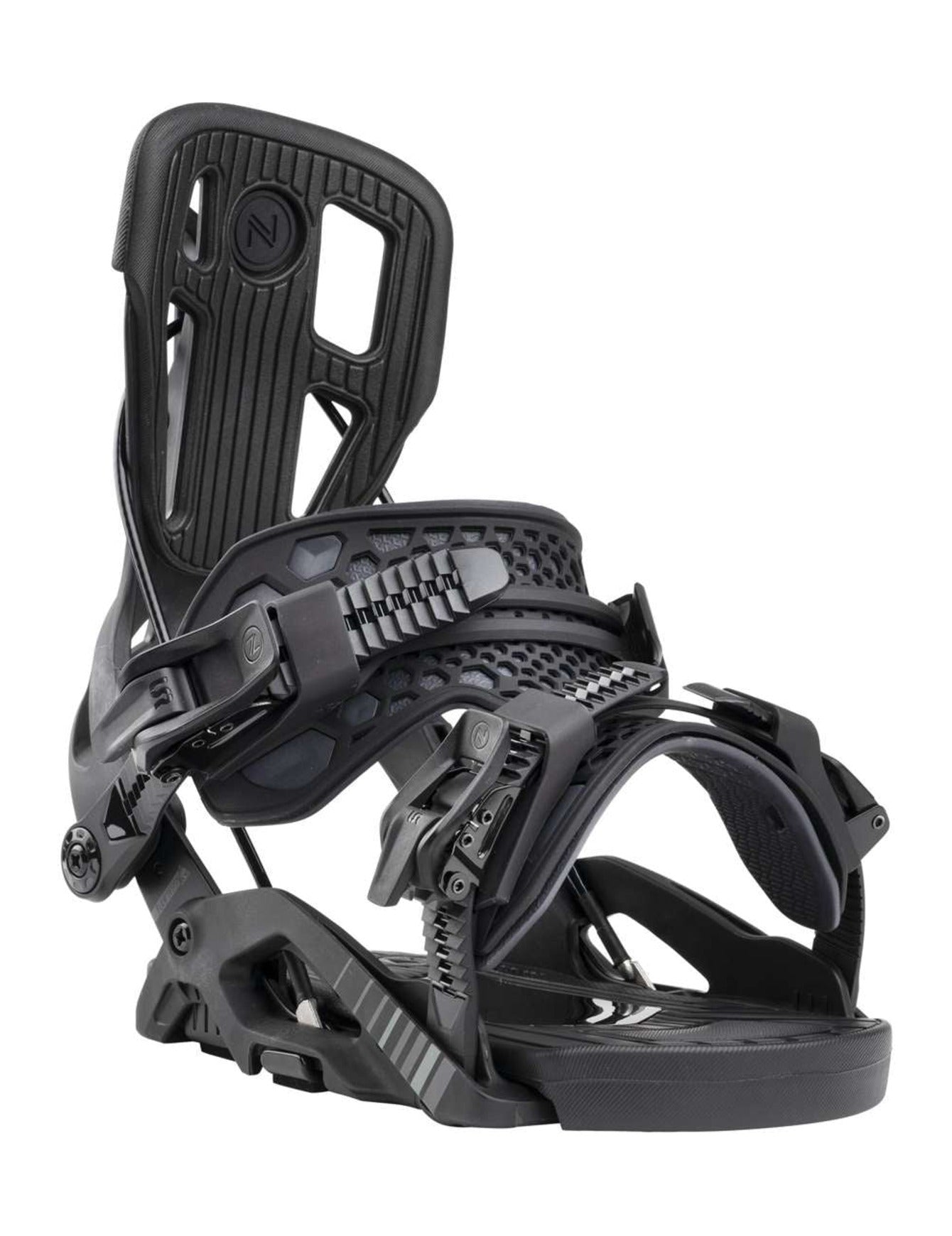 Flow Fuse Snowboard Binding 2027 Black front three-quarter view