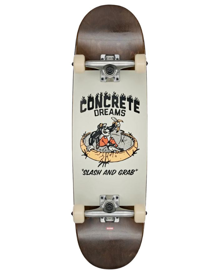 Globe Kids Softie Micro Complete Skateboard Dark Concrete Dreams | 8.25"