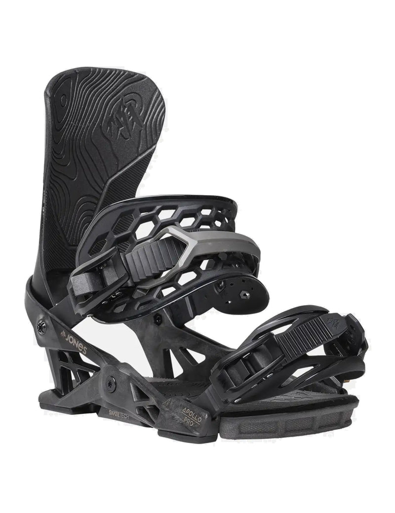 Jones Apollo Pro Snowboard Binding 2027 Stealth Black back