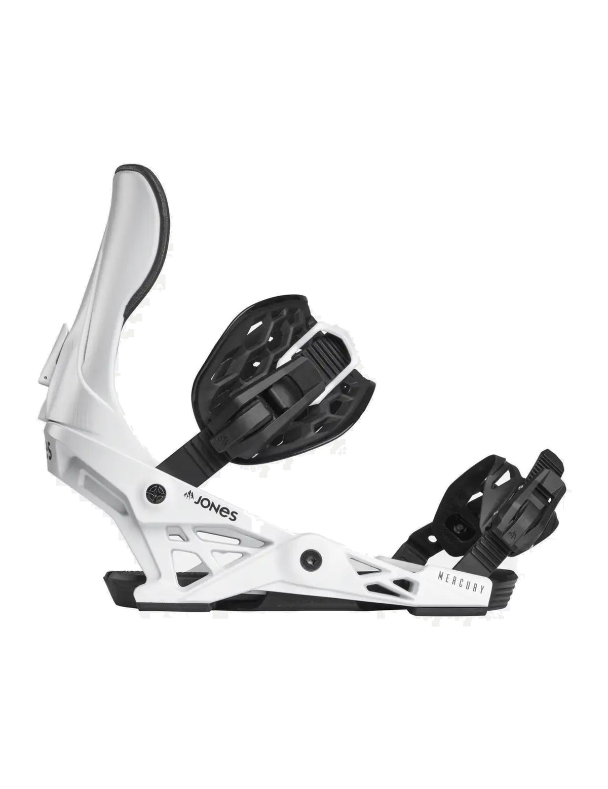 Jones Mercury Snowboard Binding 2027 Cloud White profile