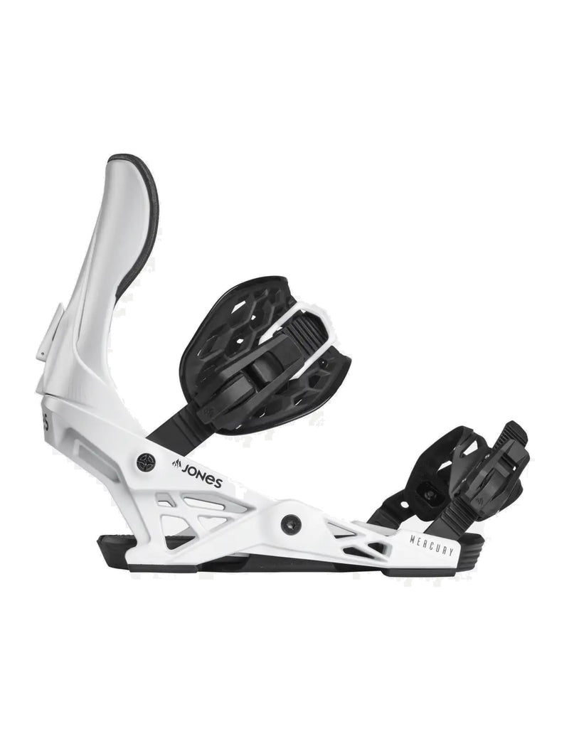 Jones Mercury Snowboard Binding 2027 Cloud White profile