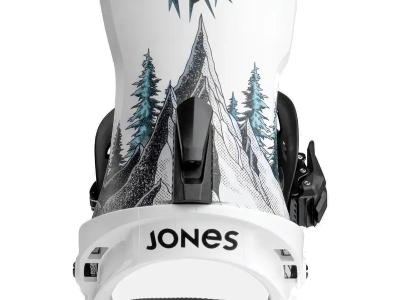 Jones Meteorite Snowboard Binding 2027 Rallycat White back