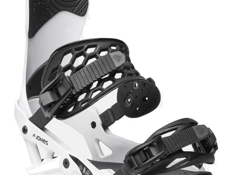 Jones Meteorite Snowboard Binding 2027 Snow White back