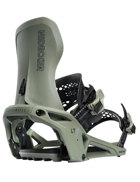Nidecker LT Supermatic Snowboard Binding 2026 | Olive
