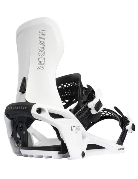Nidecker LT Supermatic Snowboard Binding 2026 | White