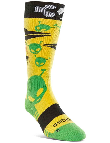 ThirtyTwo TM Merino Snowboard Socks 2026 | Yellow