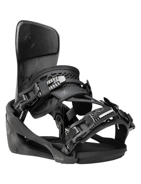 Nidecker Carbon Supermatic Snowboard Binding 2027 Carbon Black