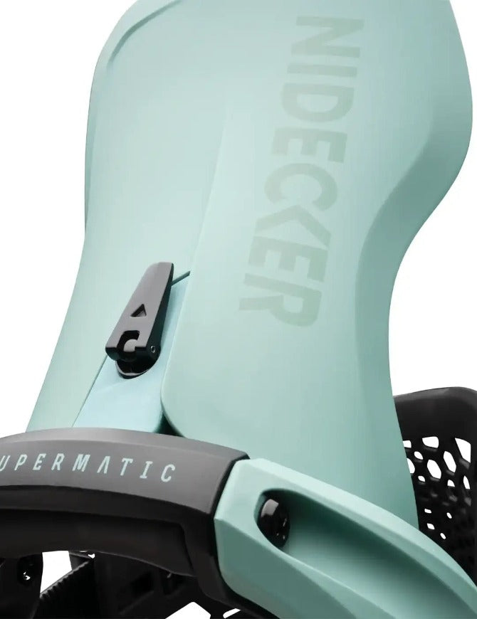 Nidecker LT Supermatic Snowboard Binding 2027 Teal