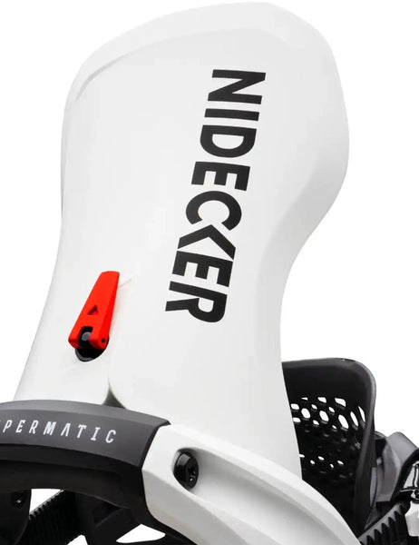 Nidecker LT Supermatic Snowboard Binding 2027 White
