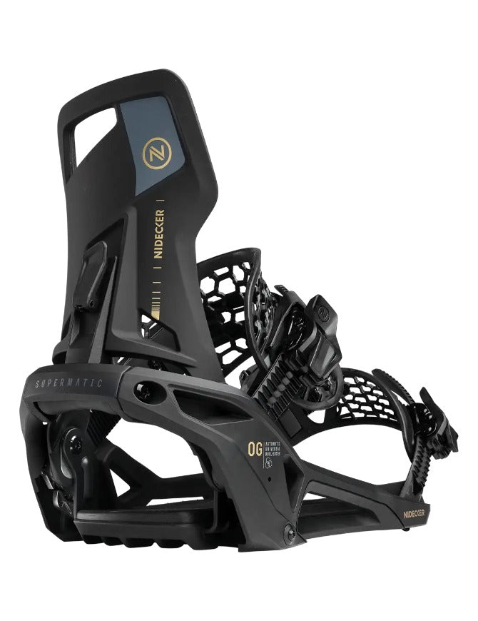 Nidecker OG Supermatic Snowboard Binding 2027 Black