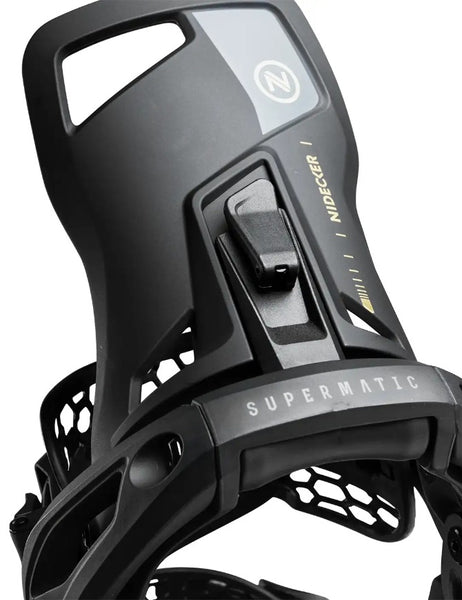 Nidecker OG Supermatic Snowboard Binding 2027 Black