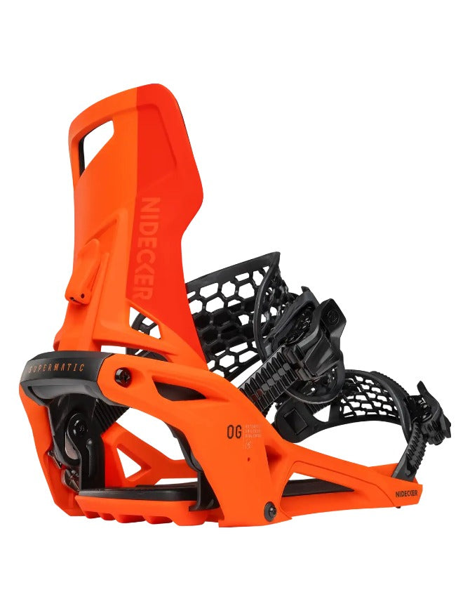 Nidecker OG Supermatic Snowboard Binding 2027 Paprika