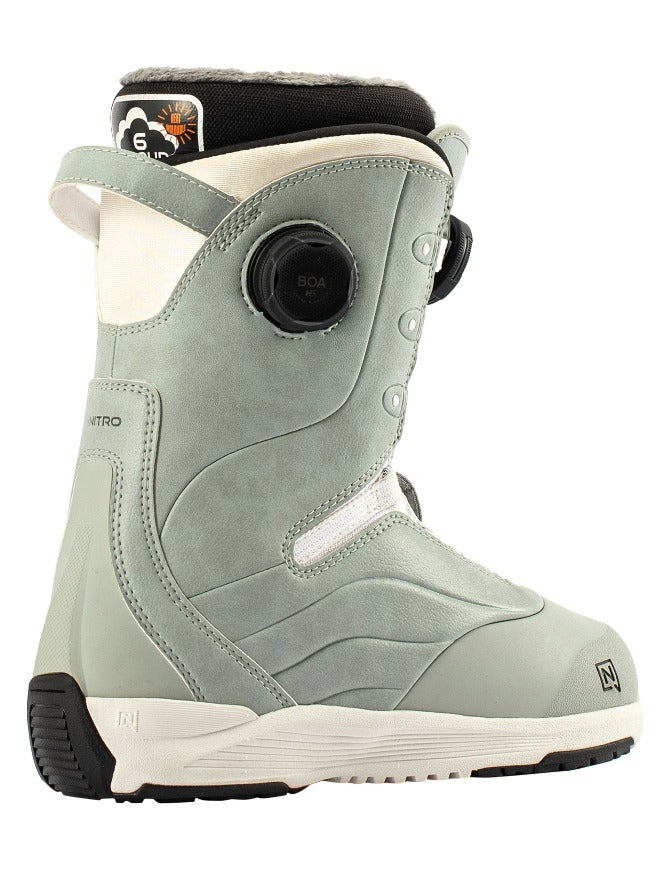 Nitro Crown Boa Women's Snowboard Boot 2027 Light Grey